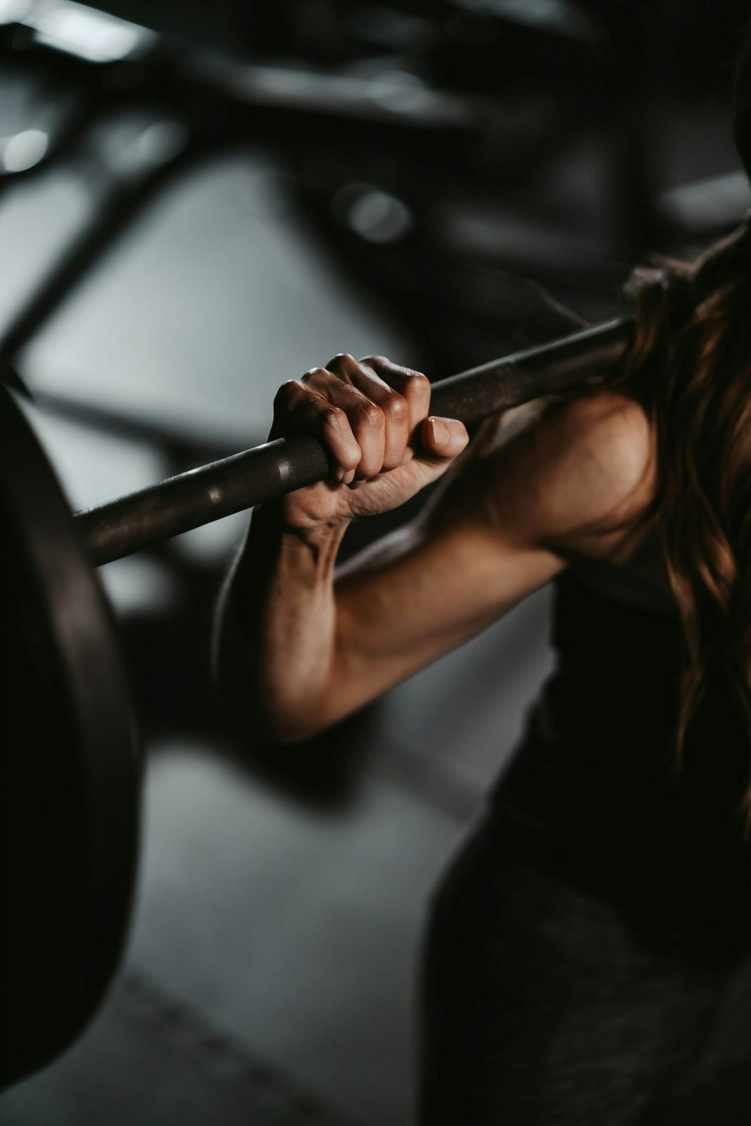 Woman training